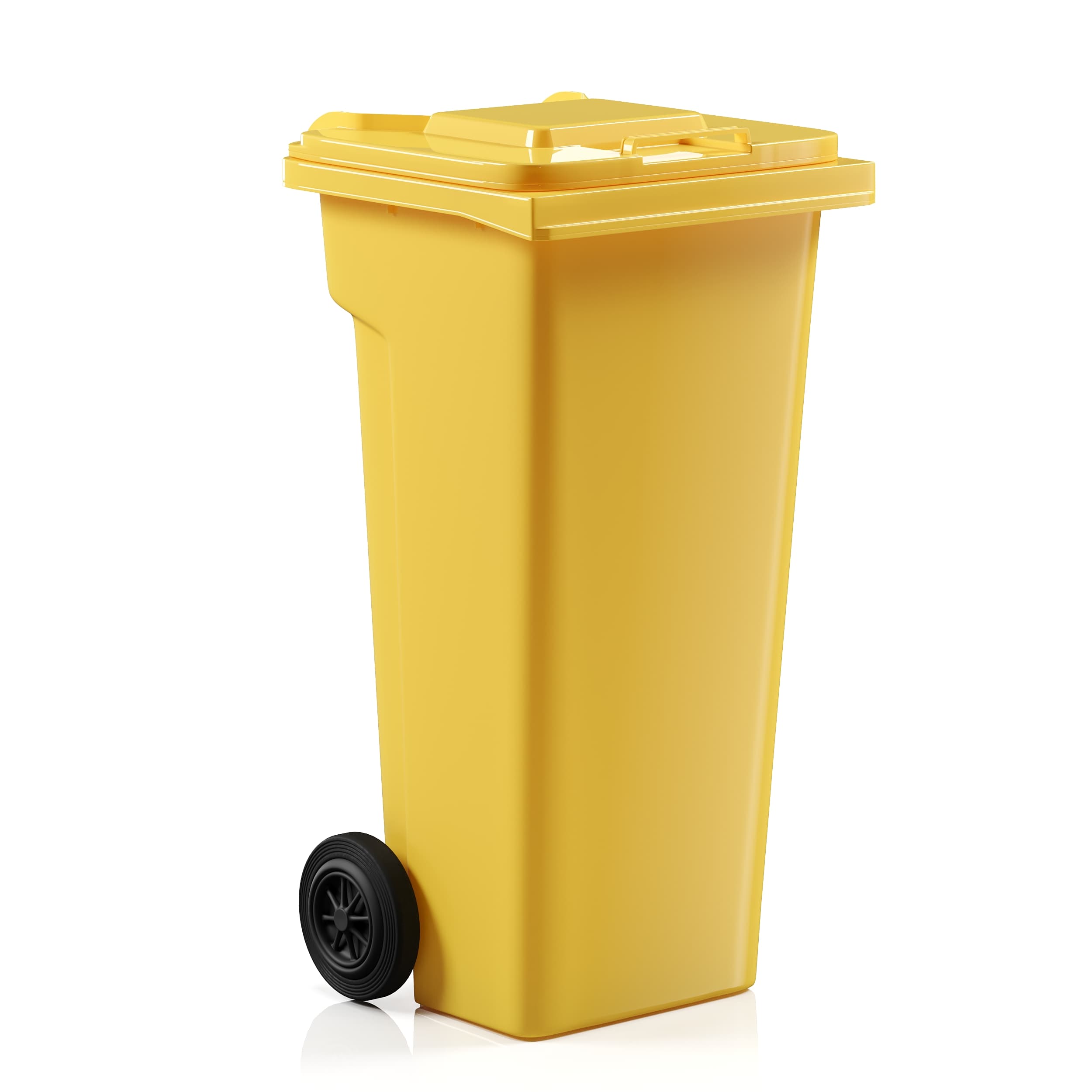 Kosz 120 l – żółty