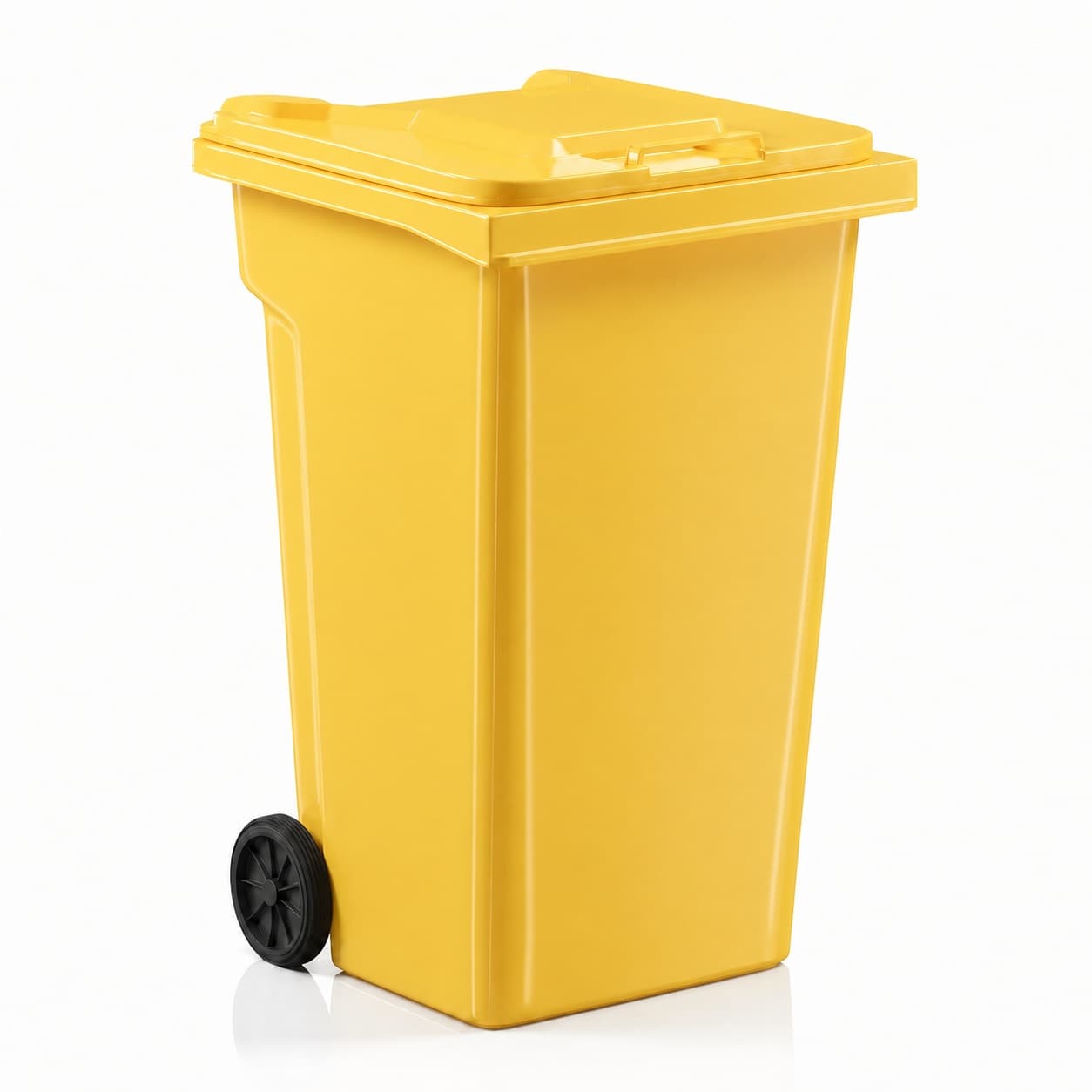Kosz 240 l – żółty